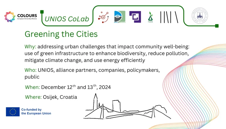 UNIOS CoLab: Greening the Cities – A Collaborative Workshop for a Sustainable Future