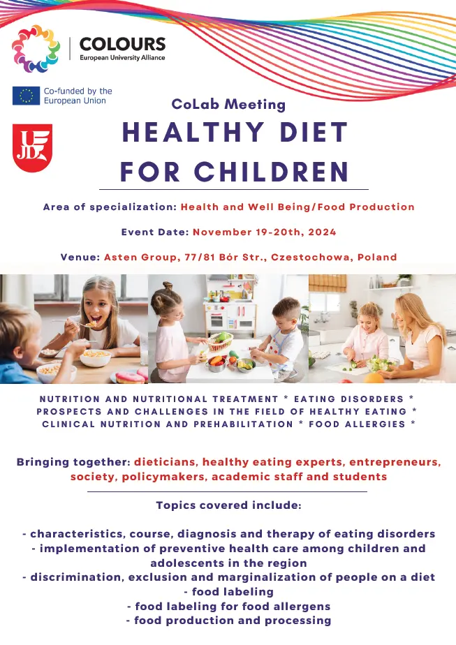 CoLab: Healthy Diet for Children – Nourishing Young Minds and Bodies in Czestochowa, Poland